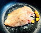 鶏むね肉とチーズのパスタ作り方3写真