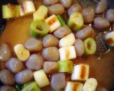 玉こんにゃくと白ネギの味噌炒め作り方4写真
