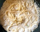ゆかりとクリームチーズのパスタ作り方4写真