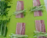 レンジで簡単☆水菜のベーコン巻き作り方3写真