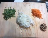 ツナと野菜のお粥作り方3写真