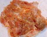 ベゲタを使った鶏むね肉のソテー作り方1写真