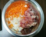 離乳食に♪炊飯器でチキンライス(軟飯)作り方1写真