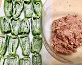 お箸がすすむ!ピーマンの肉詰め作り方4写真
