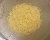腸まで届くナス 挽肉梅パスタ作り方4写真