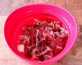 レンジで簡単!たけのこと牛肉のさっと煮作り方3写真