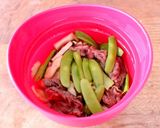 レンジで簡単!たけのこと牛肉のさっと煮作り方4写真