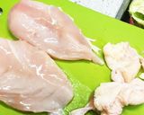 胸肉でアジアン鳥飯 炊飯器で簡単!作り方1写真