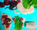 鶏胸肉の梅シソ(大葉)巻き作り方4写真