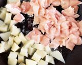 ヤンニョムチキンと香味野菜の炒め物作り方5写真