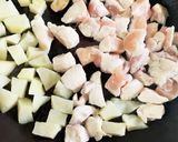 ヤンニョムチキンと香味野菜の炒め物作り方6写真