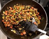 【節約・簡単】ソーセージピリ辛丼作り方5写真
