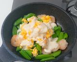ノンオイルうま塩deエビマヨ風春色炒め作り方6写真
