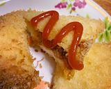 簡単サクフワ☆キーマカレーの三角フライ作り方11写真