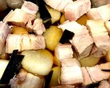 圧力鍋で簡単♪豚バラと大根の煮物作り方4写真