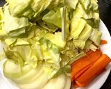 ポークソテーの付け合わせに温キャベツ作り方1写真