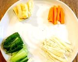 小松菜とツナの中華炒め☆作り方1写真