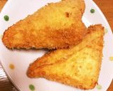 簡単サクフワ☆キーマカレーの三角フライ作り方12写真