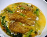 簡単！鶏天でカツ丼風作り方2写真