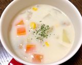 簡単クラムチャウダー作り方6写真