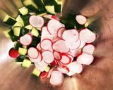 米酢でさっぱり☆野菜たっぷりキヌアサラダ作り方2写真