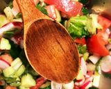 米酢でさっぱり☆野菜たっぷりキヌアサラダ作り方5写真