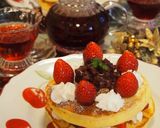 苺どら焼き風♡パンケーキ作り方9写真