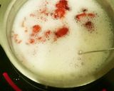牛乳チャレンジ☆いちごミルク寒天作り方3写真