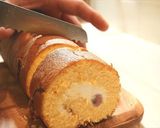 桜の生カステラロールケーキ☆ふわっふわ☆作り方14写真