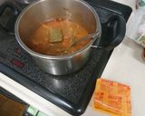 O型さんの圧力鍋でトマト入りカレーライス作り方5写真