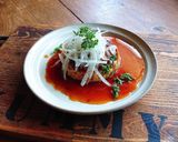 新玉てんこ盛り♥️甘酢あんハンバーグ♪作り方6写真