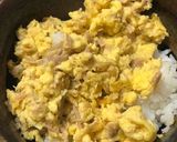 ひとりランチ♪ 超時短!ツナたまヨ丼作り方4写真