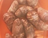 里芋の黄金煮ψ作り方1写真