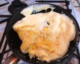 卵焼きにベビースターラーメン入れました。作り方4写真