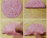 僕にもできた【ハムリボンのサンドイッチ】作り方2写真