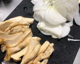 ツナと新玉ねぎの和風きのこパスタ作り方1写真