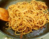 ～創作中華～花椒香る麻辣肉みそパスタ！作り方7写真