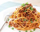～創作中華～花椒香る麻辣肉みそパスタ！作り方8写真