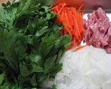春菊の簡単サラダ作り方1写真