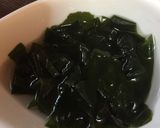 朝ごはん＊味噌汁に後乗せわかめ作り方2写真