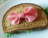 僕にもできた【ハムリボンのサンドイッチ】作り方11写真