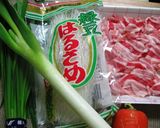 チャプチェ風春雨と豚肉の炒め物作り方1写真