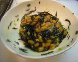 納豆とひじきをきんちゃくにいれちゃった作り方4写真