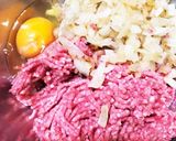 お弁当に♡玉ねぎたっぷり薄焼きハンバーグ作り方2写真
