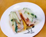 ♡青じそドレッシングで食欲そそる生春巻き作り方2写真