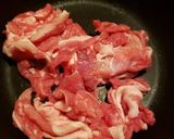ゴボウと豚肉の炒め煮作り方1写真
