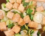 揚げ高野豆腐と青梗菜のピリ辛炒め作り方5写真