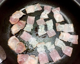 低糖質☆えのきと水菜とベーコンの炒め物作り方2写真