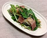 低糖質☆えのきと水菜とベーコンの炒め物作り方5写真