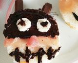キャラ弁！　アンパンマンのサンドイッチ。作り方4写真